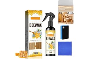 SIHUAN Beeswax Spray,Natural Micro-Molecularized Beeswax Spray, Beeswax Spray Furniture Polish, Original Beeswax Furniture Polish, Molecularized Beeswax Spray (120ml)