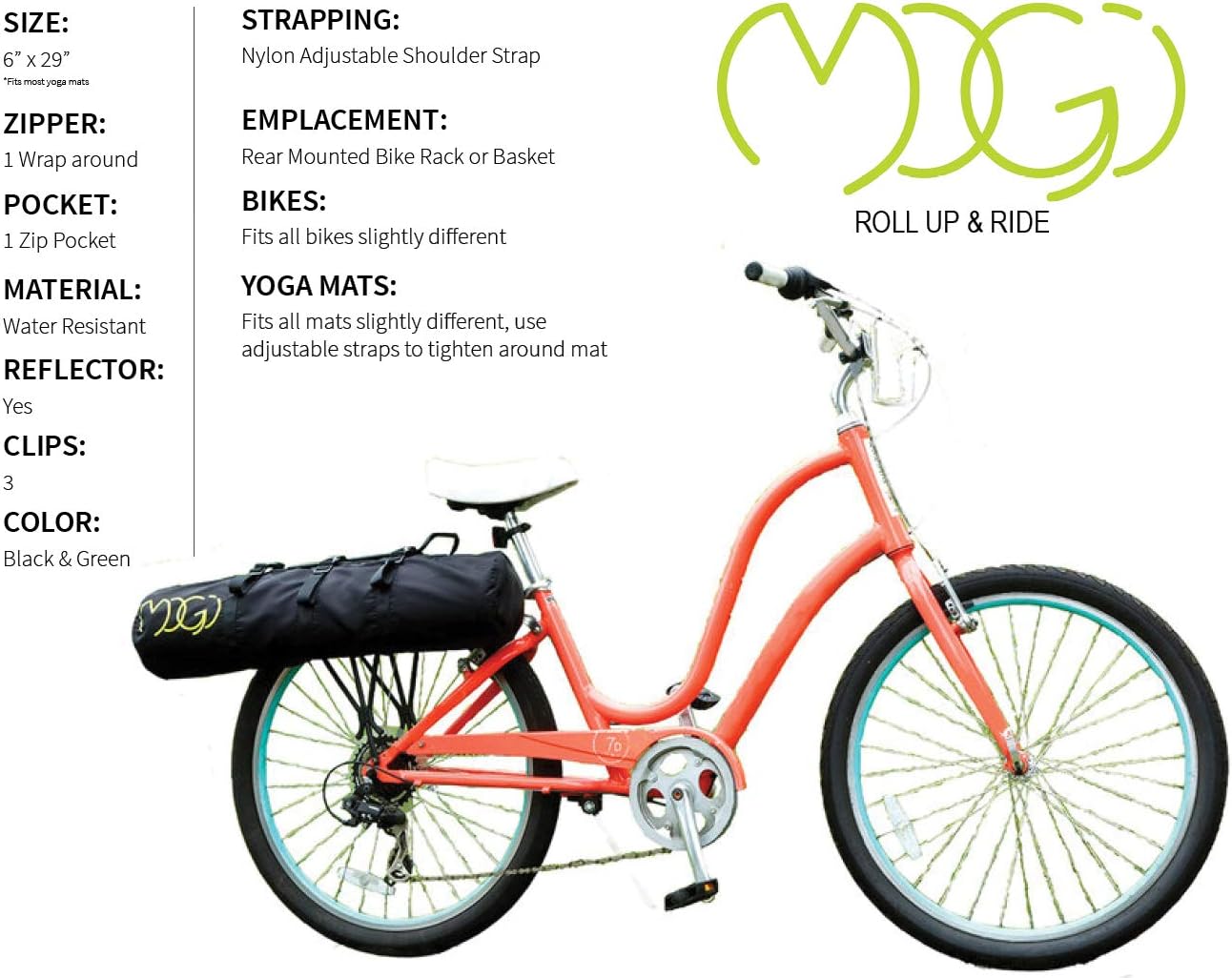 best yoga mat bag for biking