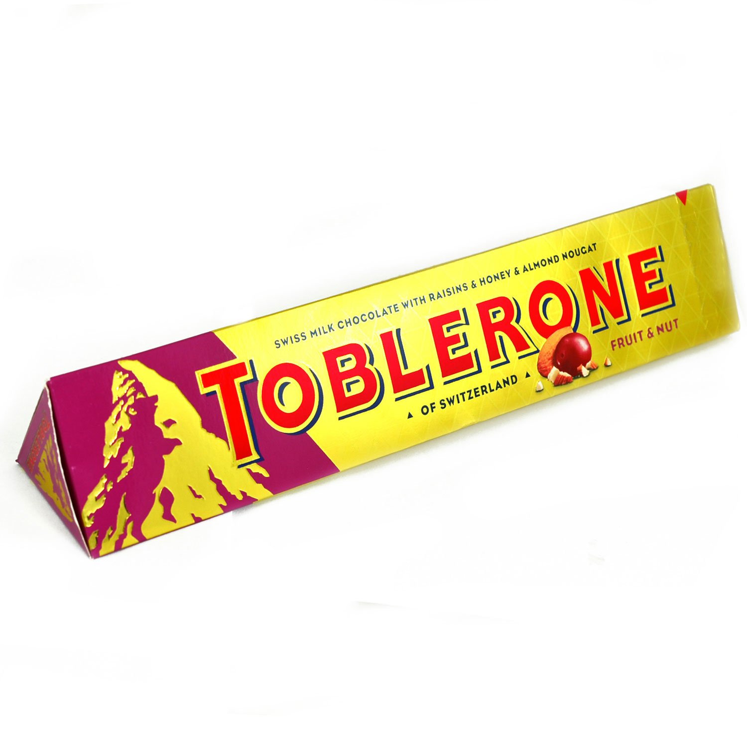 large fruit and nut toblerone