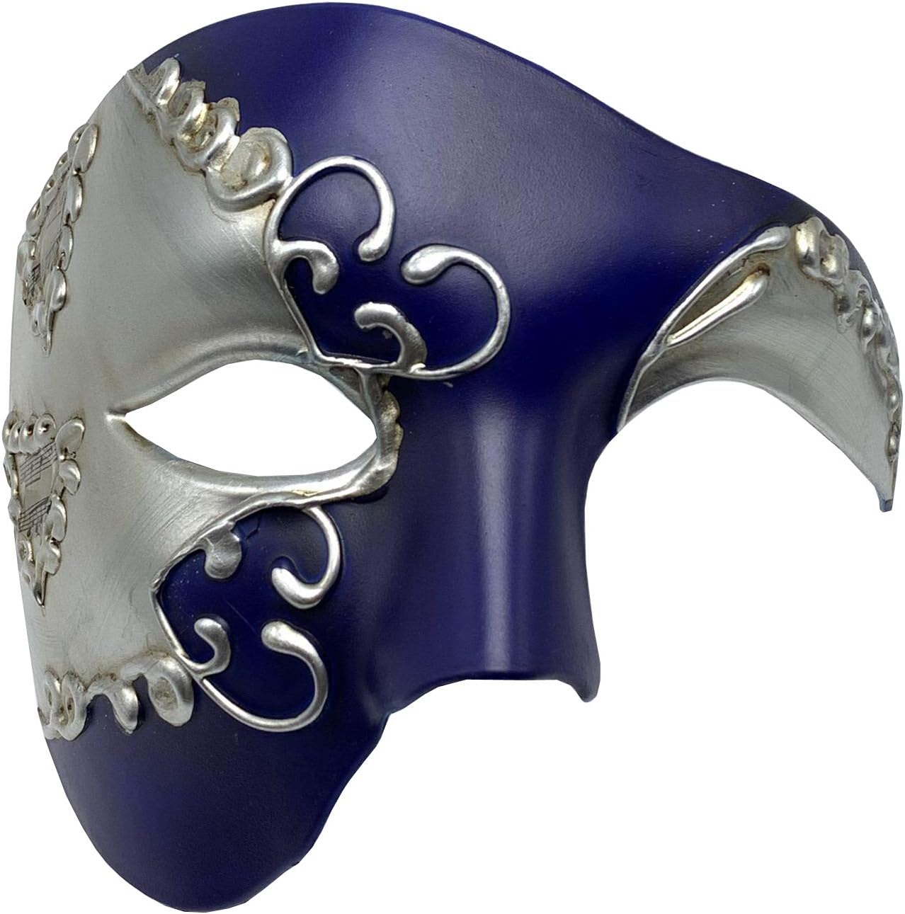 ShelikySteampunk Metal Cyborg Venetian Mask Masquerade Mask Men Venetian Party Mask Phantom of The Opera Mardi Gras Mask