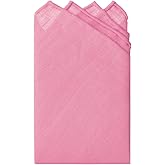 Jacob Alexander Linen Handrolled 15" x 15" Pocket Square Hanky