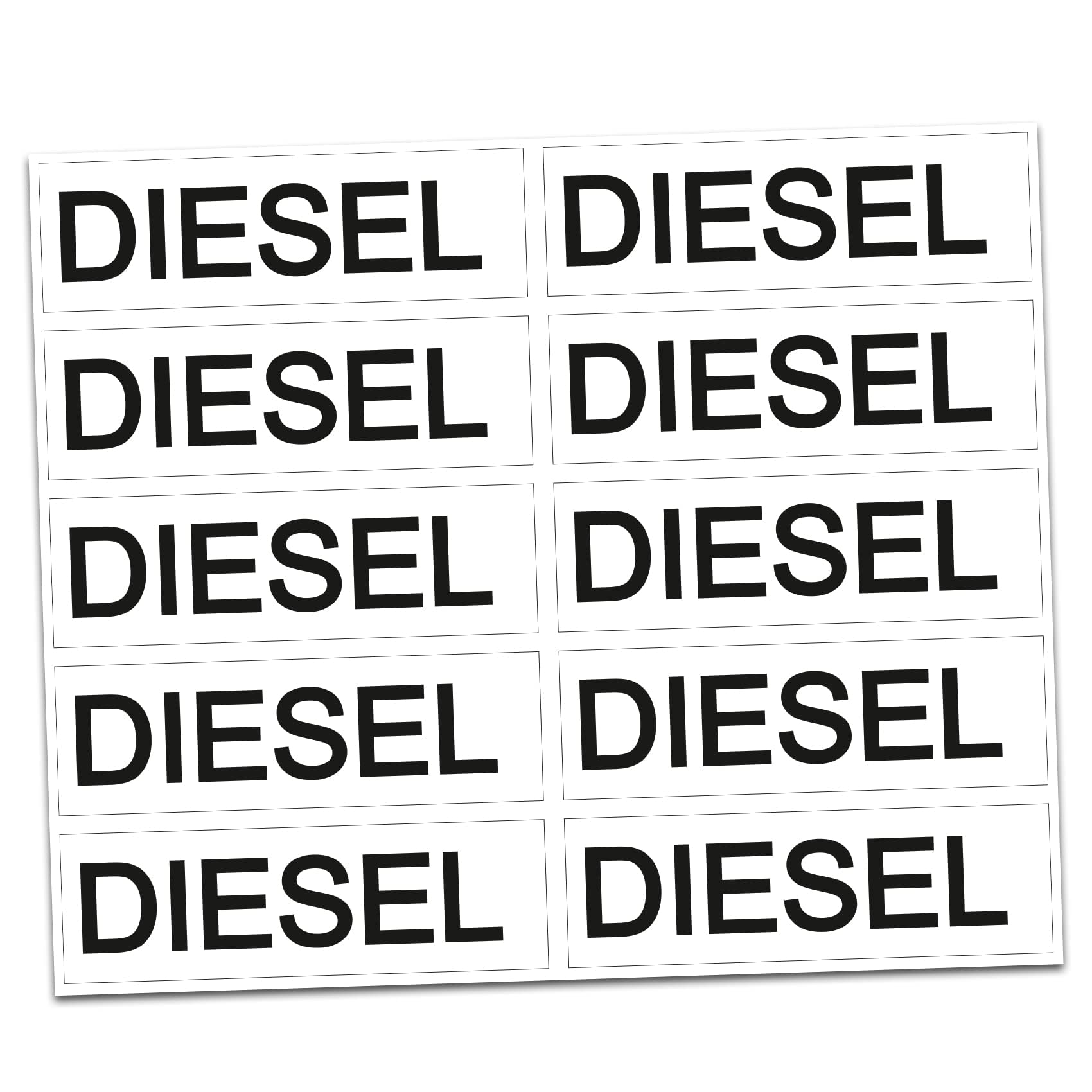 Finest Folia 10 x fuel cap sticker