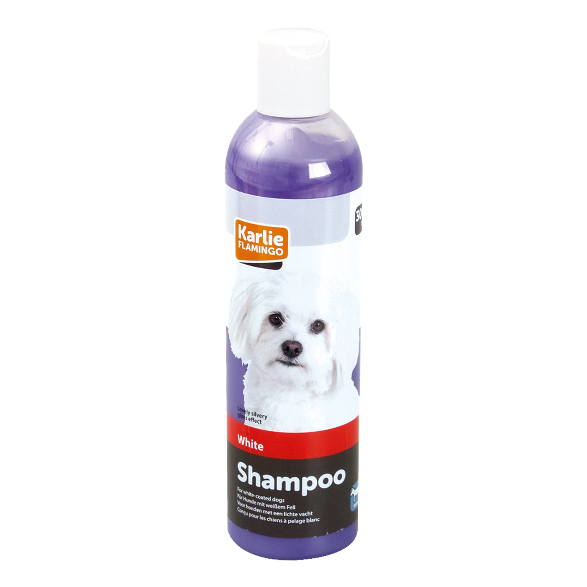 Karlie Shampoo for white coat, dog shampoo, 300 ml (item may vary)