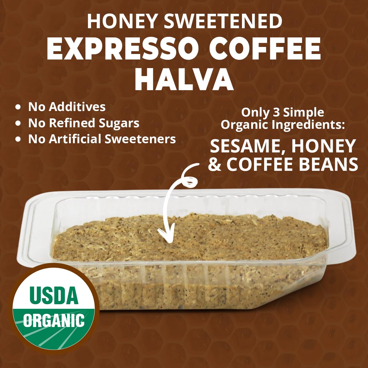 OhGoodness! Organic Honey Halva - 3 Pack - Only