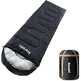 Atarashi Camping Sleeping Bag- 4 Seasons for Adults, Light, Warm, Extra-Large with Compression Sack- Great for Hiking, Backpacking & Outdoor Adventures