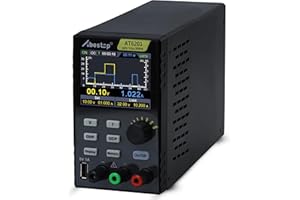 Abestop AT6201 DC Power Supply Adjustable High Precision Regulated Lab Supply with 4-Digts 2.8-inch LCD 5V/1A USB Output(60V/200W/10A)