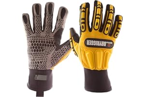 IMPACTO WGRIGGXXXL Dryrigger Oil and Water Resistant Glove, Yellow/Black