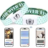 Luvsweets 2Pcs Daily Bible Verse Bracelets,NFC Jesus Christian Cross Wristband, Inspirational Faith Spiritual Religious Gift