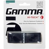Gamma Hi-Tech Replacement Tennis Grip, High Traction Feel, Maximum Control, Durable Tennis Racquet Grip, Tacky Surface