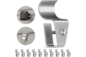 10 Pack Vinyl Siding Hooks, No-Hole Outdoor Siding Hanger Camera Mount Clips for Blink, Ring, Arlo, Doorbell, Vinyl Siding Ho