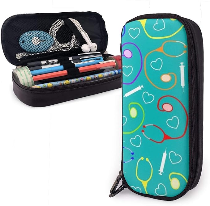 Nurse Medical Large Capacity Leather Pencil Case Pencil Student