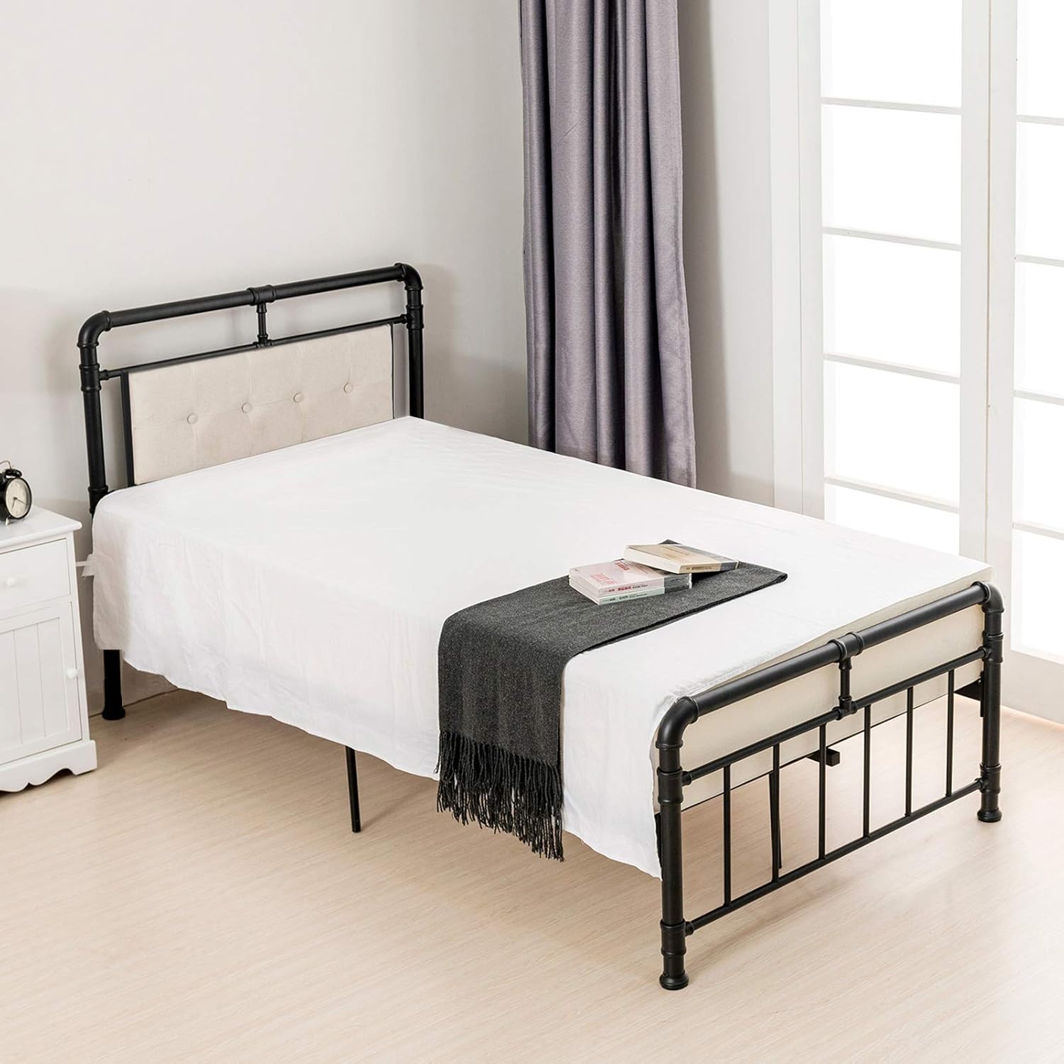 Best twin bed frame with padded headboard