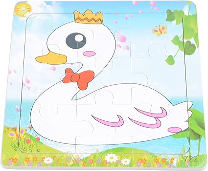 Tiny Souls Wooden Puzzle Swan, River, Butterfly