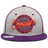 The Game NCAA Licensed, Clemson Tigers Flat Brim Snapback Hat