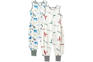 TotAha Toddler Sleep Sack with Legs, 0.5 TOG Light and Soft Baby Sleeping Bag, Walker Sleep Sack for Babies 12-24M, 2T-3T
