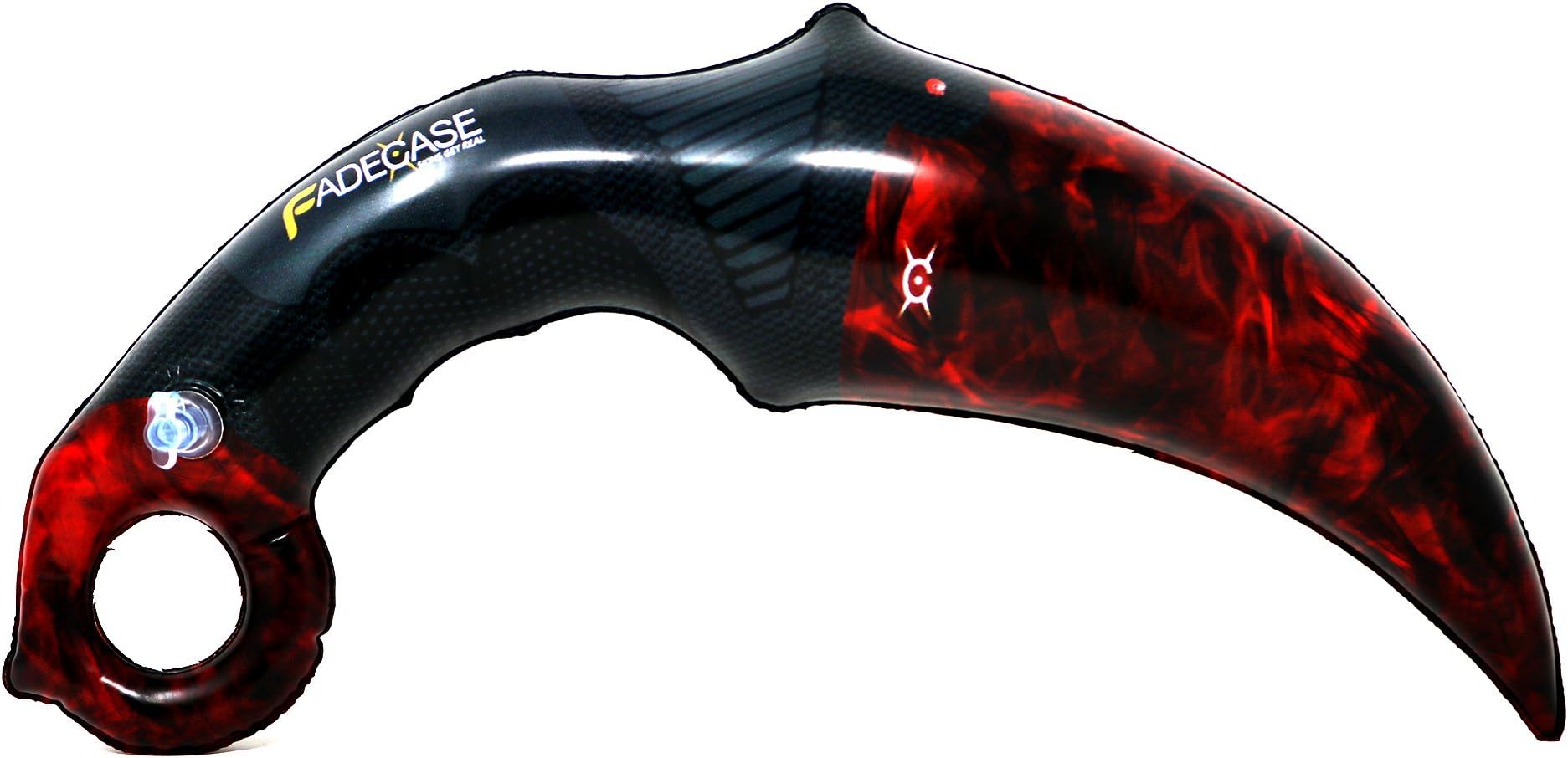 FadeCase Inflatable Karambit – Ruby | Fun and Safe Gadget insipired from Counter-Strike CSGO