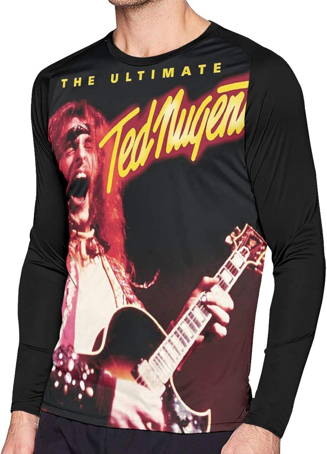 Amazon.com: Ted Nugent T Shirt Mens Raglan Long Sleeve Tops Stylish Baseball Sports Tee: Clothing