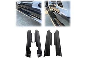 ECOTRIC Trail Armor Rocker Panel Cover Compatible with 2009-2022 Dodge Ram 1500 2500 3500 Classic Crew Cab Guard Sill Trim Re