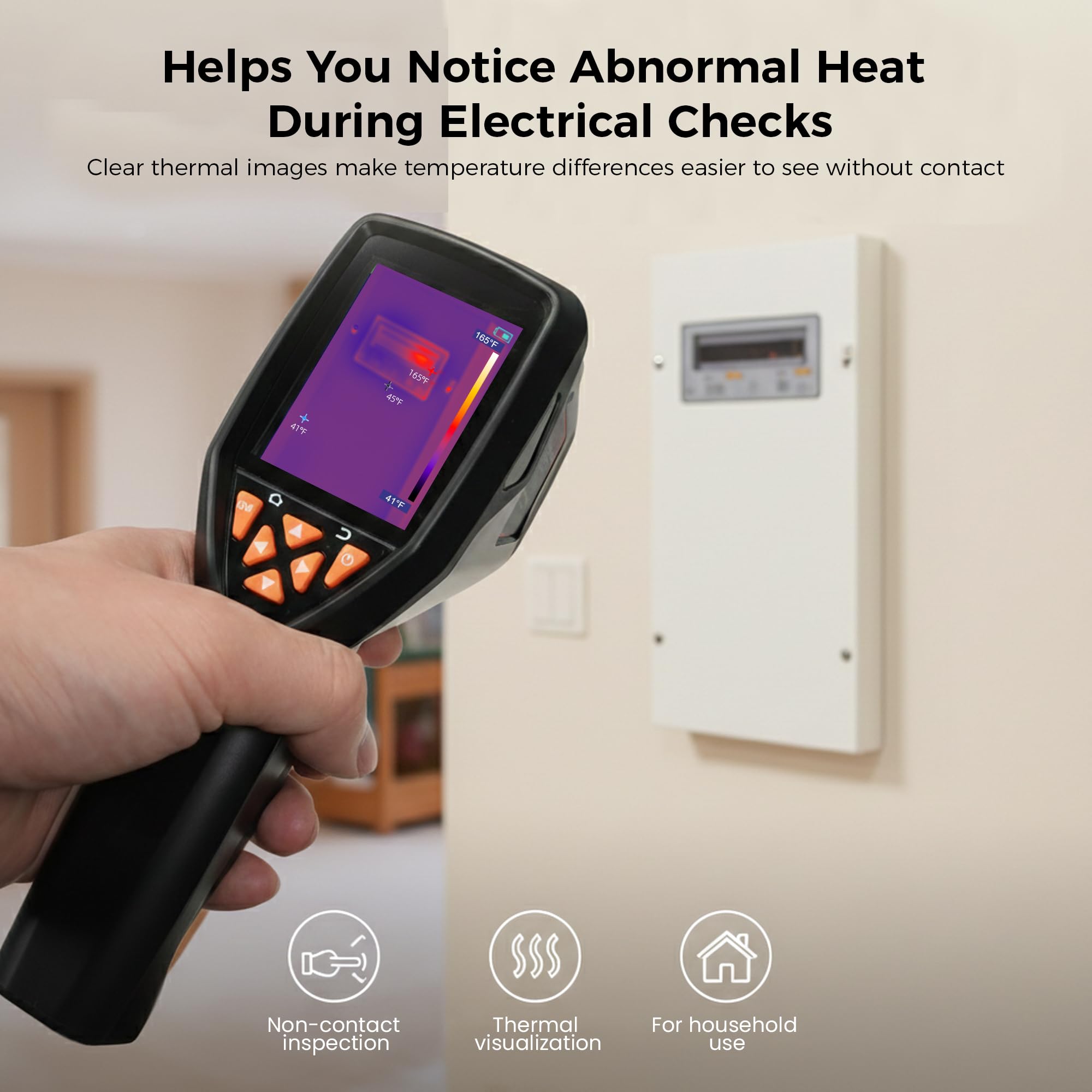 ANXTECH 320x240 Thermal Camera 25Hz Handheld for Leak Detect...