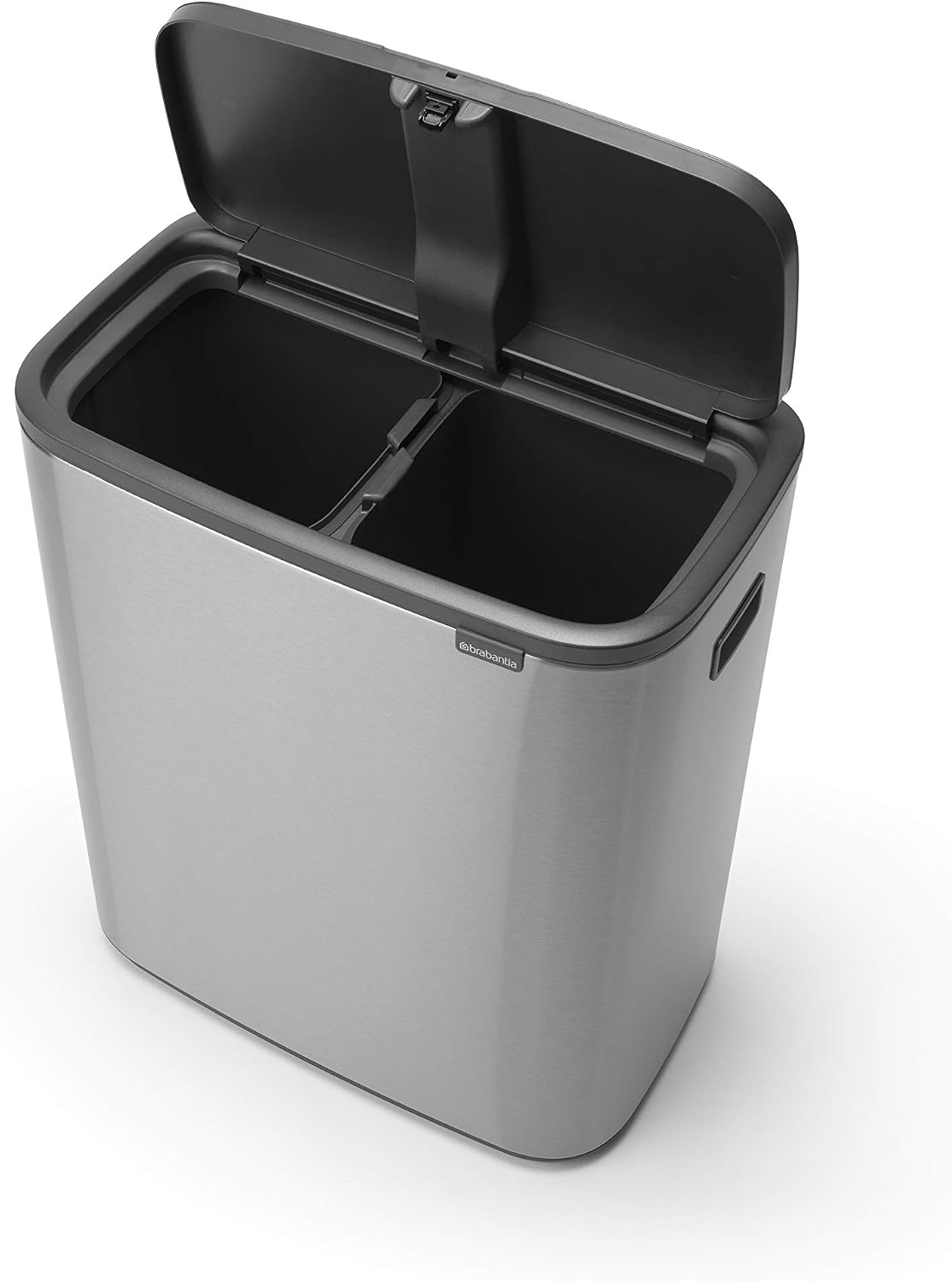 Brabantia Bo Touch Bin - 2 x 30L Inner Buckets (Matt Steel Fingerprint Proof) Large Waste/Recycling Kitchen Bin - Soft-touch - Image 3