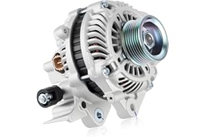 Farrme 11176 Car Alternator Fit for Honda Civic DX, EX, LX, EX-L, LX-S 2006-2011 L4 1.8L Automotive Replacement Alternators 31100RNAA01, 31100RNAA012M2, AHGA67 80A Alternator 7-Groove Pulley
