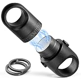 FEGVE Quick Release Keychain, Strong Magnetic Key Chain for Home Car Keys | Unbreakable Dual-Lock, Key Ring Free, One-Hand Use, 360&deg; Swivel