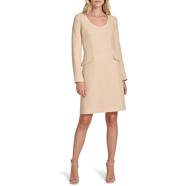 navy blue dress for baby girl Women's Pull-On Long-Sleeve A-Line Dress – On Sale Now with Up to 41% Off main image 1