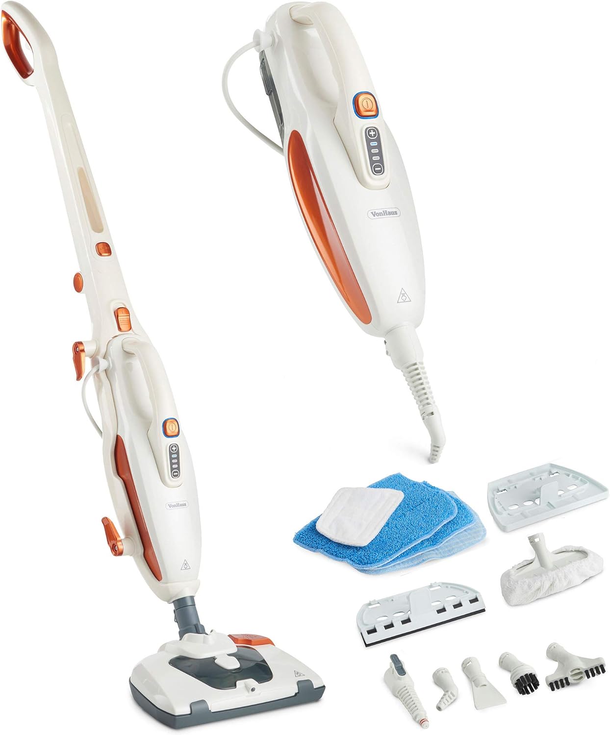 VonHaus Steam Mop 1200W Multifunctional Detergent Cleaner & Handheld