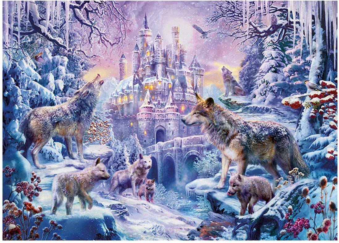 Youmymine Jigsaw Puzzles 1000 Pieces Puzzles for Adults Kids Micro-Sized Puzzles Personalized Gift Paper Painting Jigsaw Puzzles (E, 1000 Pieces)
