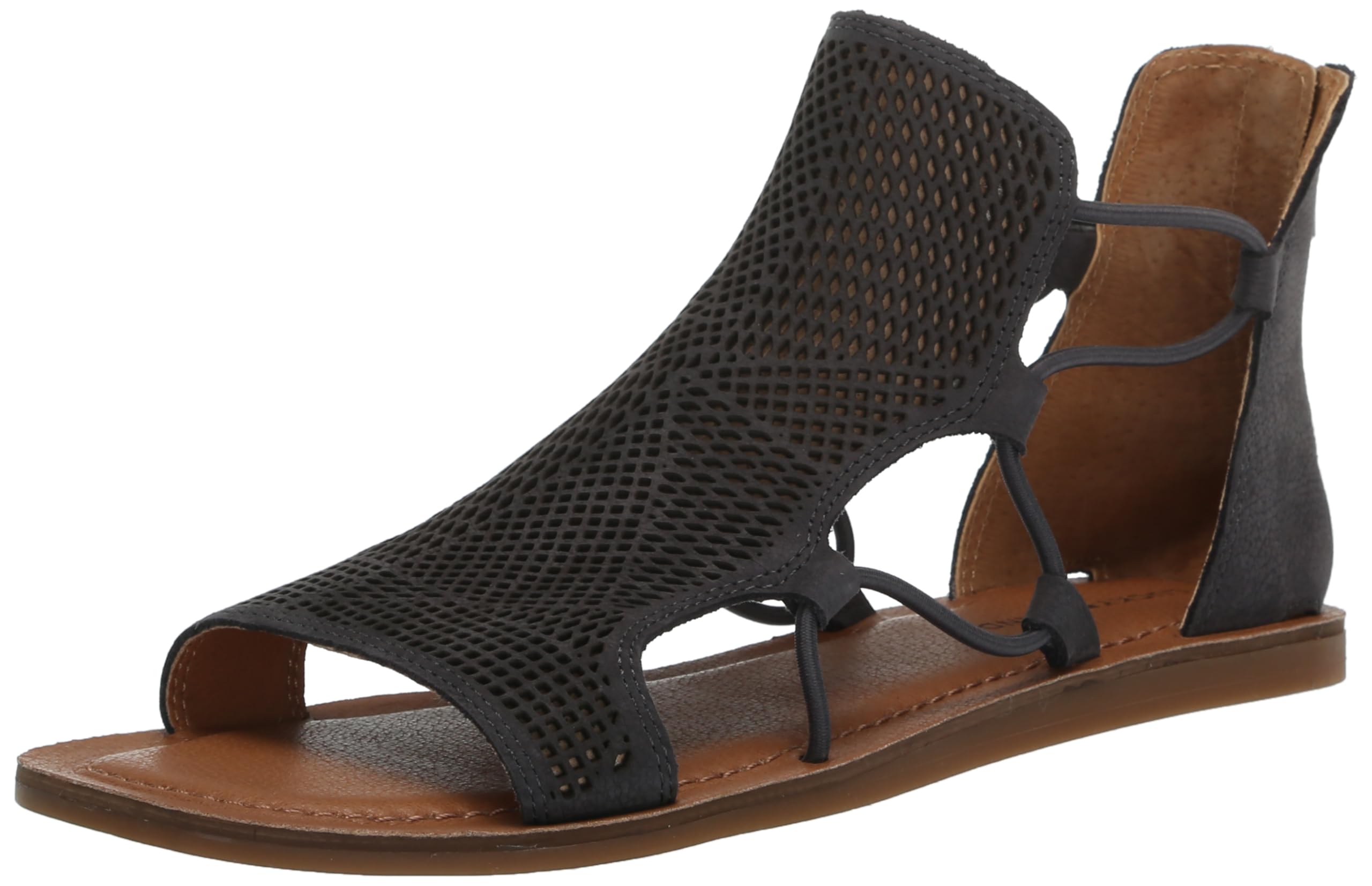 Lucky Brand Women’s BARTEGA Flat Sandal, Nine Iron, 8