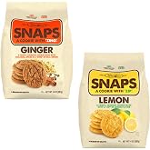 Stauffer's Ginger Snap and Lemon Snap Variety Pack of 2 - One Bag of Each - Stauffer's Original Recipe - Cookies with Zing and Zip