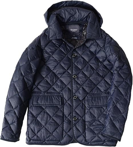 Amazon ジムフレックス Gymphlex ダイヤモンドキルトダウンジャケット J 1265nok L Navy コート ジャケット 通販