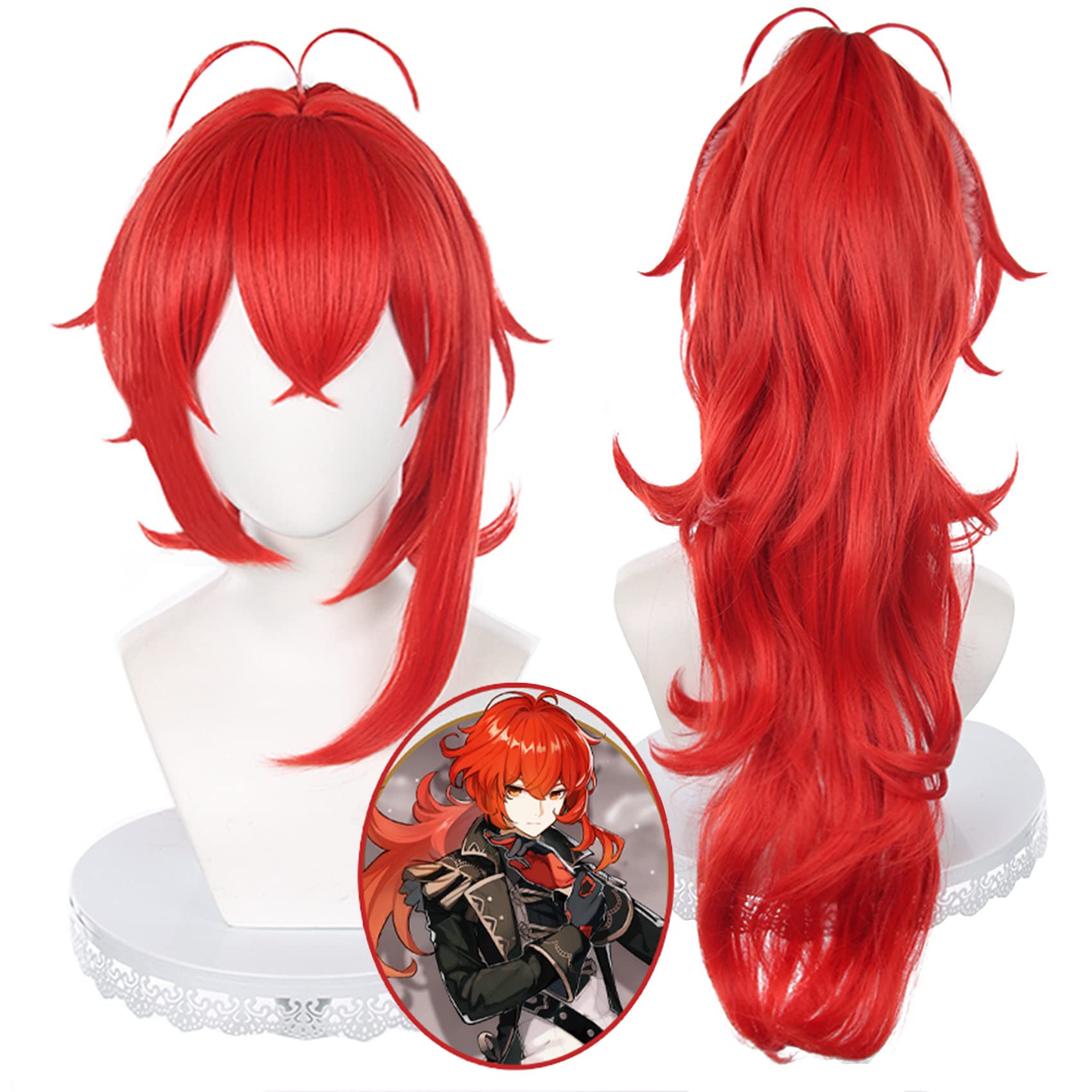 Anime Cosplay Wig Wanderer Genshin Impact