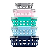 Ello Duraglass Mixed Meal Prep Sets Leak-Proof