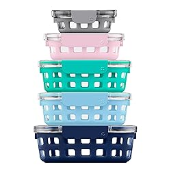 Ello Duraglass Mixed Meal Prep Sets Leak-Proof