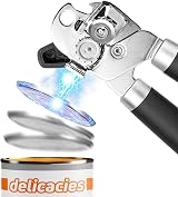 Wellehomi Can Opener Manual Heavy Duty Stainless Steel with Magnet view 3