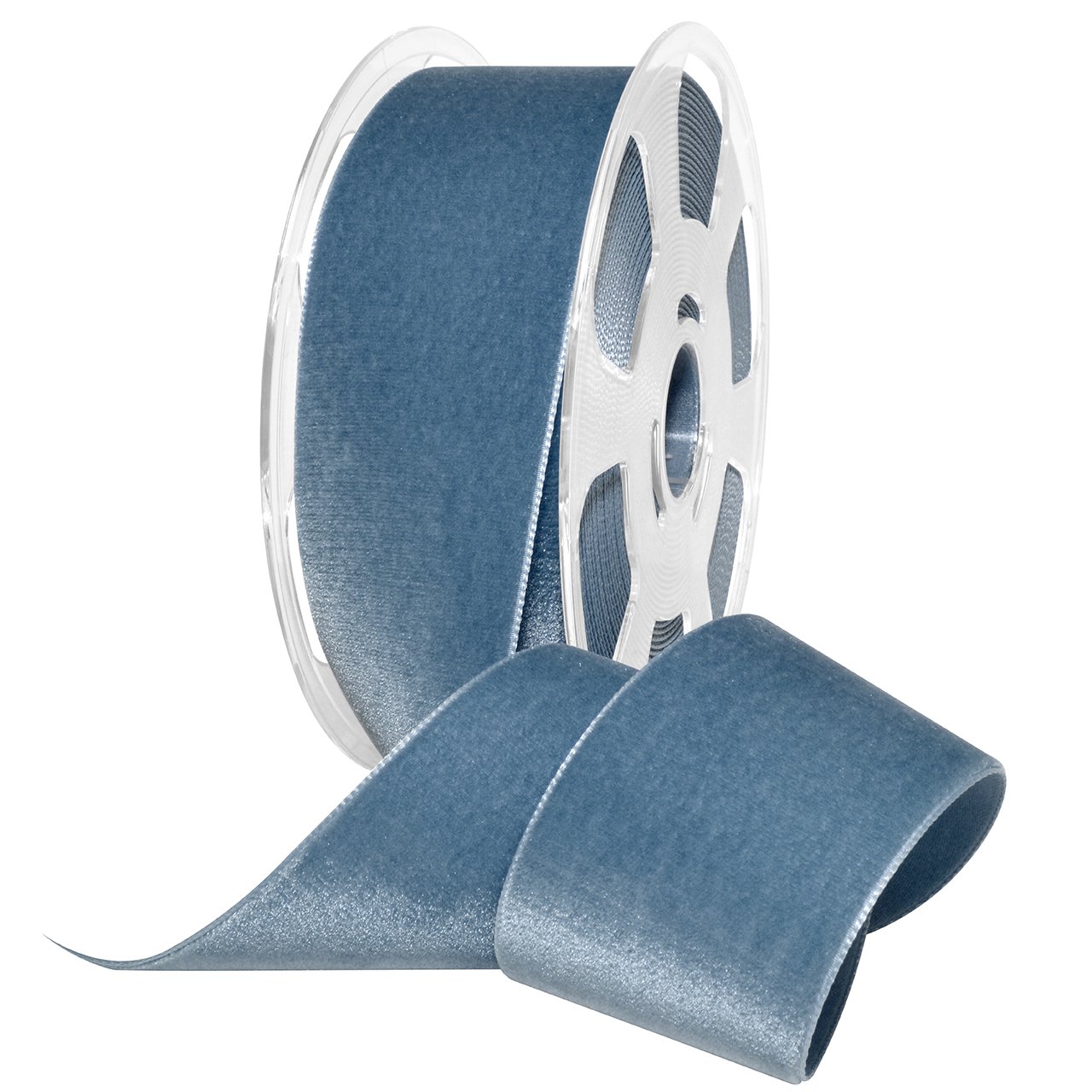 Morex Ribbon Velvet Ribbon Nylvalour, 2" x 11 Yd, Williamsburg Bl (01250/10-536) Image