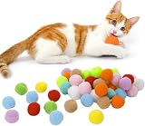 Zuimei Interactive Cat Ball Launcher with 100 Soft Plush Balls Indoor Toy view 6