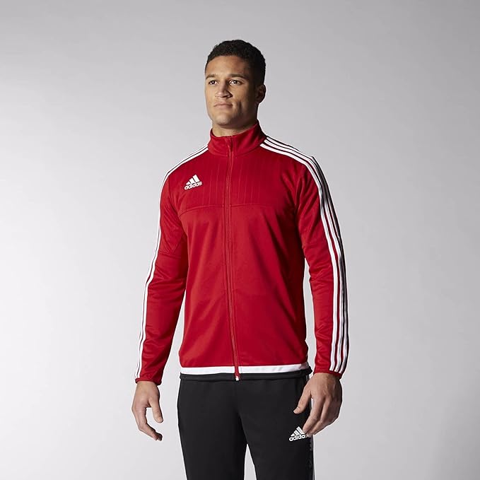 red white and black adidas jacket