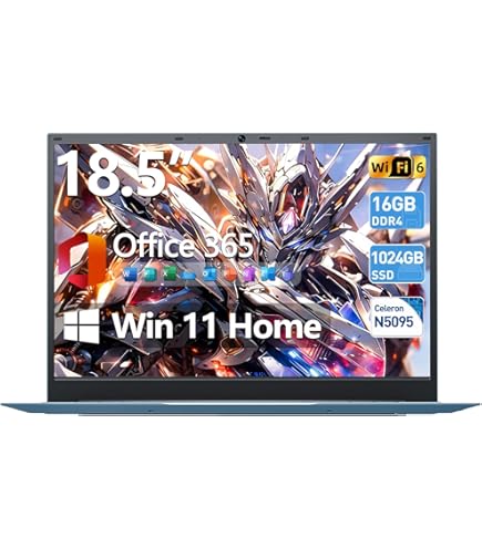 MELIUNA 15.6 Inch Laptop, Windows 11 Laptops with Office 365, 16GB