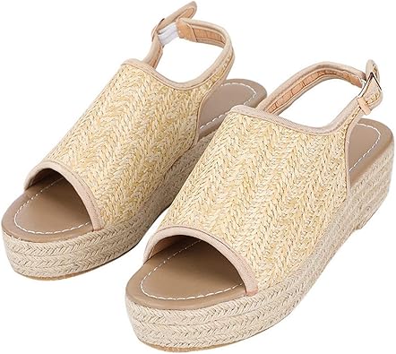 hemp wedge sandals