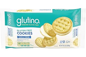 Glutino Gluten Free Vanilla Creme Cookies,10.5 oz