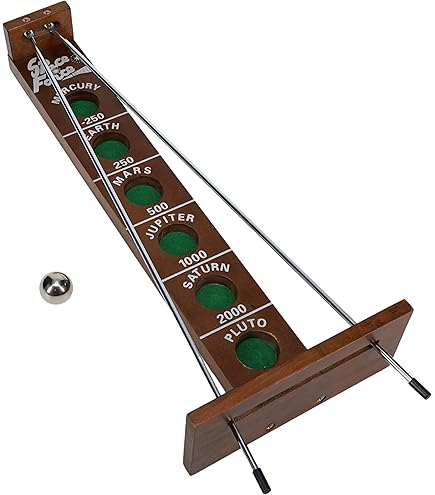BSTCAR Holzes Desktop-Ballspiel – Shoot The Moon Balance-Puzzle Aus Holz, 33 X 12 X 7 Cm, Für Kinder, Erwachsene & Senioren – Fördert Konzentration Und Motorische Fähigkeiten