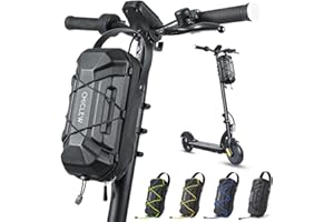 CHICLEW 3L Electric Scooter Bag, Waterproof Scooter Storage Bag with Multicolor Drawstrings, 3L Large Capacity Scooters Handlebar Bag, Compatible with Scooters, Bikes, Segway Ninebot and NIU