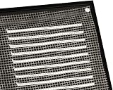 EUROPLAST 300x150mm Black Metal Air Vent Grille Cover with Insect Mesh view 4