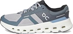 On Men's Cloudrunner 2 Sneaker, Alloy/Chambray, 12.5