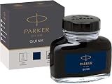 Parker Fountain Pen Ink Bottle Blue-Black QUINK 57 ml