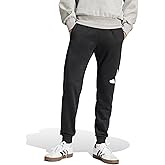 adidas Mens Essentials Big Logo Fleece Cuffed Pants