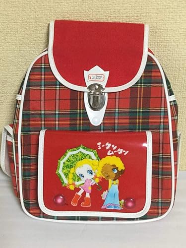 Amazon Co Jp 昭和レトロ 当時物 ミータン ムータンリュックサック 女の子 美少女絵 チェック柄 ファンシー 雑貨 ガーリー ホビー 通販