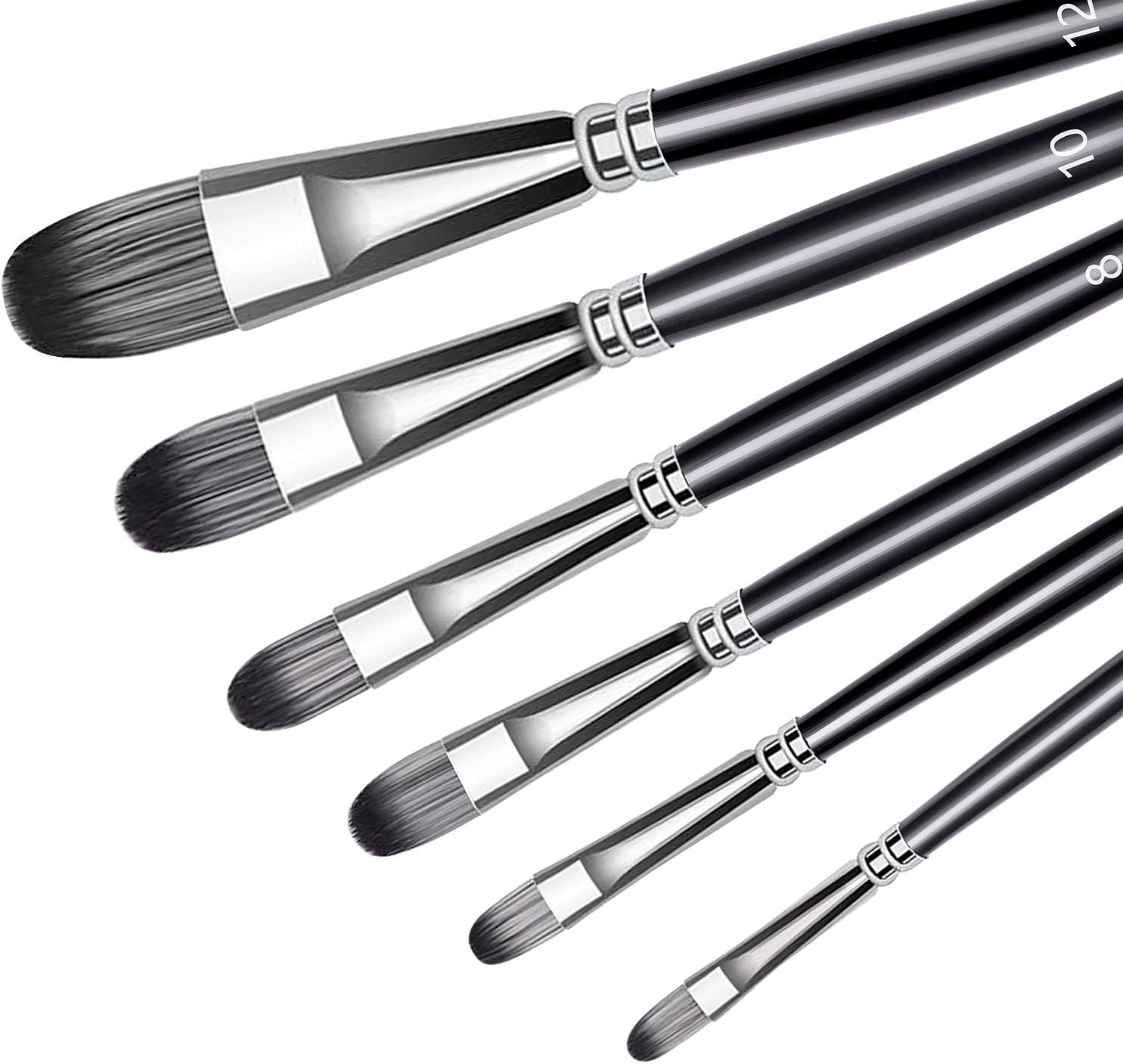 Paint Brush Artist Fine Nylon Paint Brush Set Handmade with Wooden